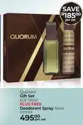 Dis-Chem Quorum Gift Set EDT 100ml Plus Free Deodorant Spray 150ml-Per Set offer