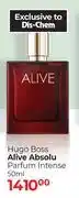 Dis-Chem Hugo Boss Alive Absolu Parfum Intense-50ml offer