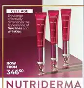Dis-Chem Nutriderma Cell Age Face Care Products-Each offer