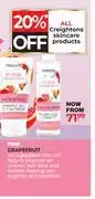Dis-Chem Creightons Skin Care Products-Each offer