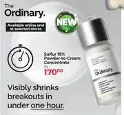 Dis-Chem The Ordinary Sulfur 10% Powder To Cream Concentrate-5g offer