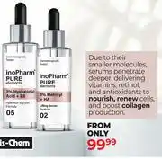 Dis-Chem Ino Pharm Pure Elements Skin Care Products-Each offer