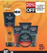 Dis-Chem African Extracts Rooibos Man Products-Each offer