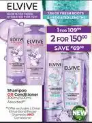 Dis-Chem L'Oreal Elvive Shampoo Or Conditioner Assorted-300ml/400ml offer