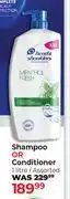 Dis-Chem Head & Shoulders Shampoo Or Conditioner Assorted-1L offer