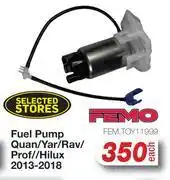 AutoZone FEMO Fuel Pump Quan/Yar/Rav/Prof//Hilux 2013-2018 FEM.TOY 11999 offer