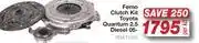 AutoZone Femo Clutch Kit For Toyota Quantum 2.5 Diesel 05- FEM.TY355-Per Kit offer