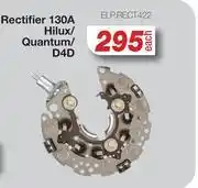 AutoZone Rectifier 130A Hilux/Quantum/D4D ELP.RECT422-Each offer