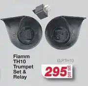 AutoZone Fiamm TH10 Trumpet Set & Relay ELP.TH10-Per Set offer