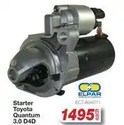 AutoZone Elpar Starter Toyota Quantum 3.0 D4D ECT.A94011-Each offer