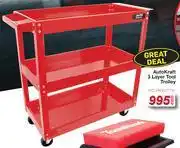 AutoZone Auto Kraft 3 Layer Tool Trolley FED.PK0001TW-Each offer