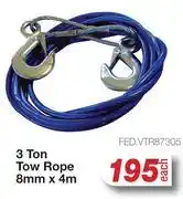 AutoZone 3 Ton Tow Rope 8mm x 4m FED.VTR87305 offer