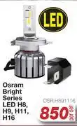 AutoZone Osram Bright Series LED H8, H9, H11, H16 OSR.H891116-Per Set offer
