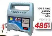 AutoZone Auto Kraft 12V 6Amp LED Battery Charger FED.CBC6 offer