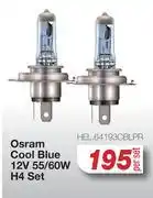 AutoZone Osram Cool Blue 12V 55/60W H4 Set HEL.641093CBLPR-Per Set offer