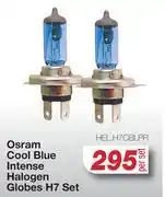 AutoZone Osram Cool Blue Intense Halogen Globes H7 Set HEL.H7CBLPR-Per Set offer