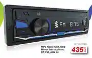 AutoZone RA MP3 Radio Unit, USB Mirror Link To Phone, BT, FM, Aux In REF.RABTR03-Each offer