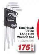 AutoZone Tomi Hawk 9 Pce Long Hex Wrench Set FED.AKT22932-Per Set offer