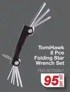 AutoZone Tomi Hawk 8 Pce Folding Star Wrench Set FED.AKT22941-Per Set offer