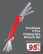 AutoZone Tomi Hawk 8 Pce Folding Hex Wrench Set FED.AKT22942-Per Set offer
