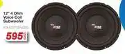 AutoZone Star Sound 12 4 Ohm Voice Coil Subwoofer STA.SSW12W5200-Each offer