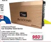 AutoZone Star Sound 4 Channel Power Car Amplifier Gold Series STA.SSGLD95004-Each offer