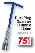 AutoZone Tomi Hawk Dual Plug Spanner T-Handle 16mm FED.VPS16-Each offer