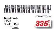AutoZone Tomi Hawk 9 Pce Socket Set FED.AKT33209-Per Set offer
