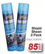 AutoZone Shield Sheen 2 Pack SHM.TWINPK-Per Pack offer