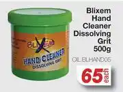 AutoZone Blixem Hand Cleaner Dissolving Grit OIL.BLHAND05-500g Each offer