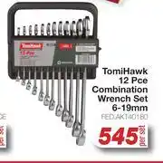 AutoZone Tomi Hawk 12 Pce Combination Wrench Set 6-19mm FED.AKT40180-Per Set offer
