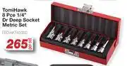 AutoZone Tomi Hawk 8 Pce 1/4 Dr Deep Socket Metric Set FED.AKT45000-Per Set offer
