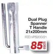 AutoZone Tomi Hawk Dual Plug Spanner T-Handle 21 x 200mm FED.VPS200/21-Each offer