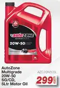 AutoZone Auto Zone Multigrade 20W-50 SG/CD Motor Oil AZC.20W505L-5L Each offer