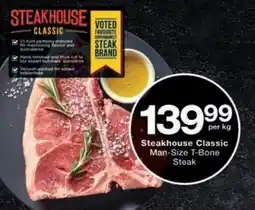 Checkers Hyper Steakhouse Classic Man-Size T-Bone Steak offer