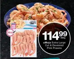 Checkers Hyper uMoja Extra Large Cut & Deveined Pink Prawns offer