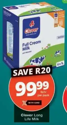 Checkers Hyper Clover Long Life Milk offer