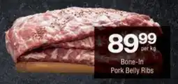 Checkers Hyper Bone-In Pork Belly Ribs offer