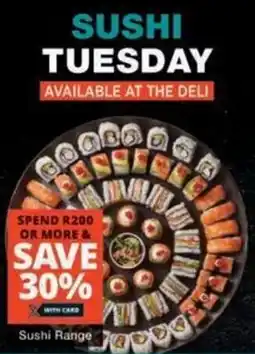 Checkers Hyper Sushi Range offer