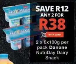Checkers Hyper Danone NutriDay Dairy Snack offer
