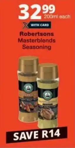 Checkers Hyper Robertsons Masterblends Seasoning offer