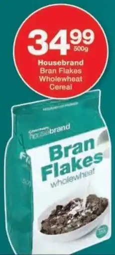 Checkers Hyper Housebrand Bran Flakes Wholewheat Cereal offer