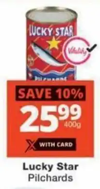 Checkers Hyper Lucky Star Pilchards offer