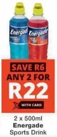 Checkers Hyper Energade Sports Drink offer