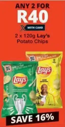 Checkers Hyper Lay's Potato Chips offer
