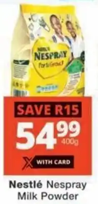 Checkers Hyper Nestlé Nespray Milk Powder offer