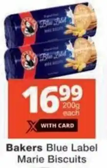 Checkers Hyper Bakers Blue Label Marie Biscuits offer