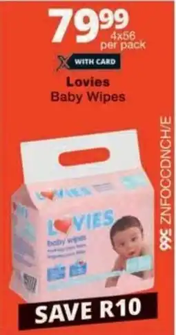 Checkers Hyper Lovies Baby Wipes offer