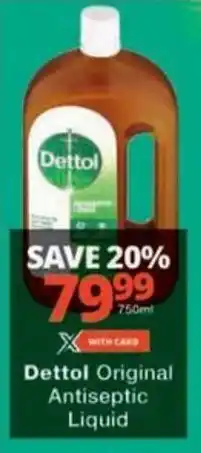 Checkers Hyper Dettol Original Antiseptic Liquid offer