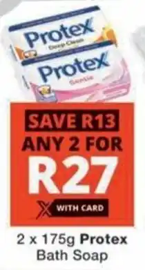 Checkers Hyper Protex Bath Soap offer